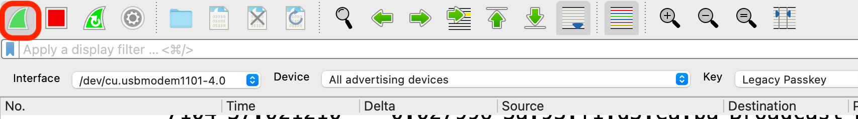 Starting the Capture